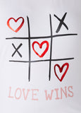 Love Wins Paneled Graphic Tee