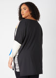 Face Print Hi Low Tunic