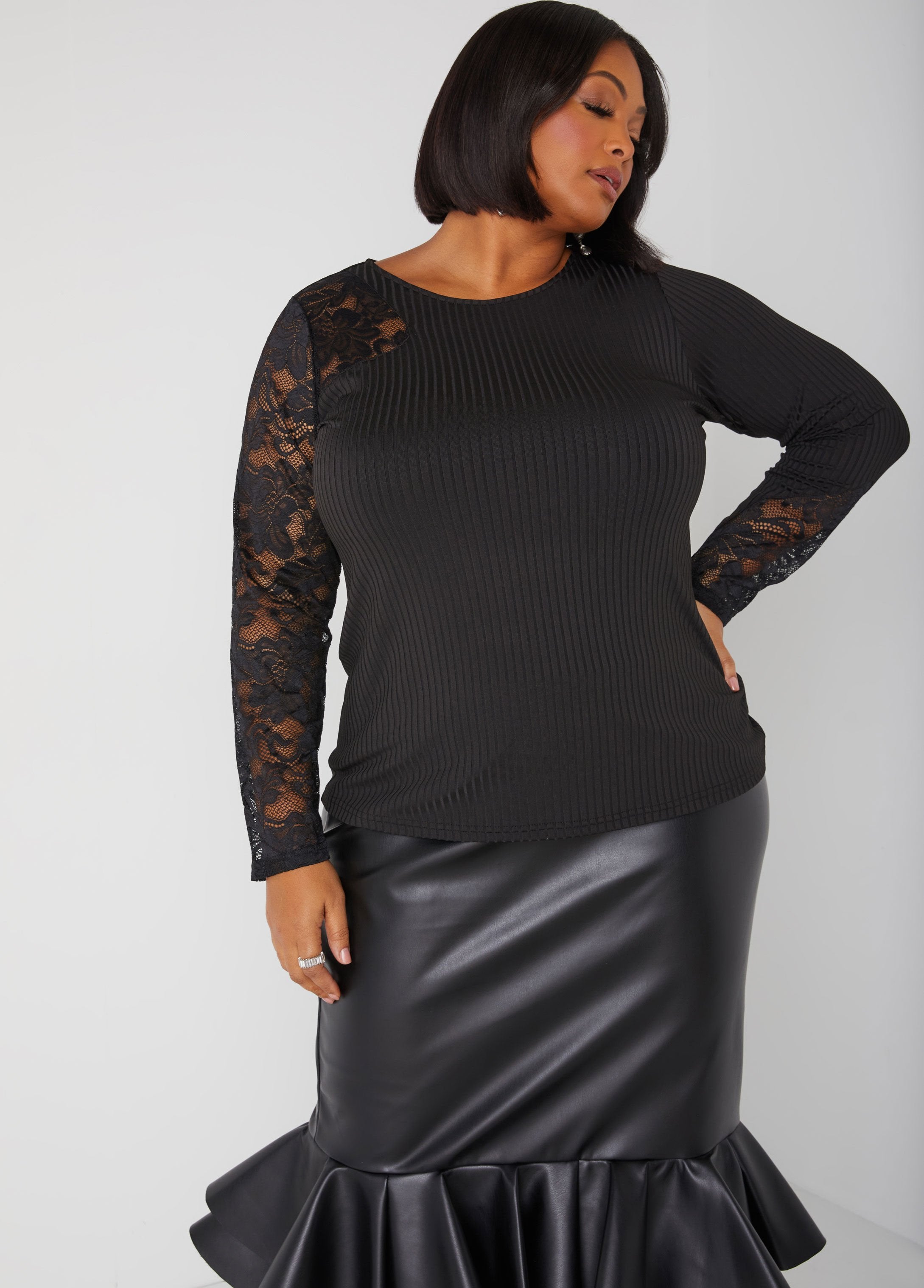 Plus Size Party Top Plus Size Holiday Top Plus Size Knit Top