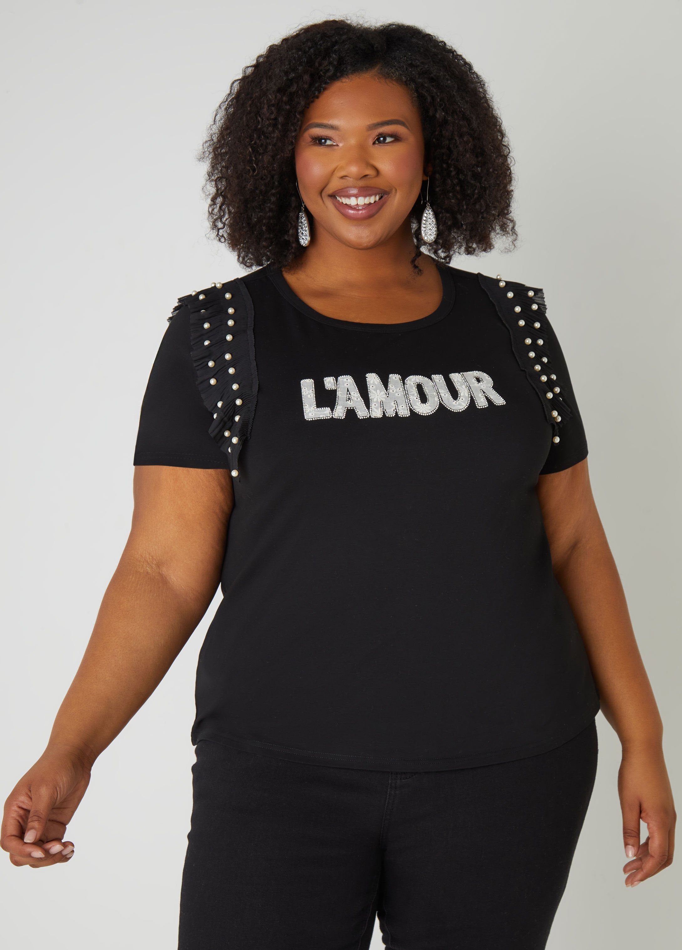 Plus Size LAmour Tee Plus Size Jersey T Shirt