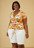 Plus Size Floral Knit Tops Plus Size Knit Style Plus Size Summer Tops