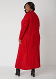 Cable Knit Duster