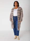 Plus Size Marled Knit Duster Plus Size Cardigan Plus Size Fall Layering