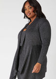 Lurex™ Ribbed Cardigan