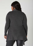 Lurex™ Ribbed Cardigan