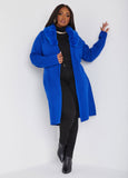 Faux Fur Trimmed Duster