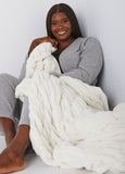 Brushed Hacci Knit Lounge Duster