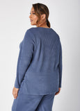 Ribbed Fleece Lounge Tunic