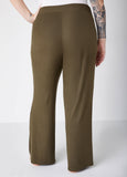 Ribbed Lounge Straight Leg Pants