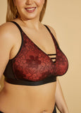 Lace Lattice Wireless Bra