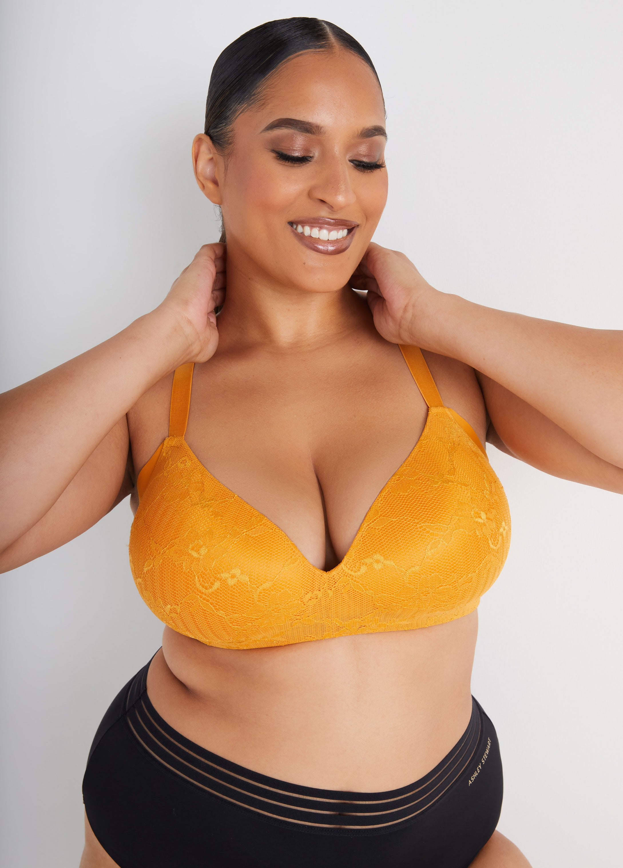 Plus Size Lace Wireless Bra No Wire Free Bra Plus Size Bras