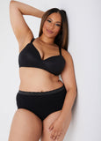 Plus Size Lingerie Seamless Shaping Plus Size Leopard Briefs