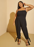 Strapless Cover Up Jumpsuit