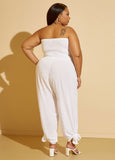 Strapless Cover Up Jumpsuit