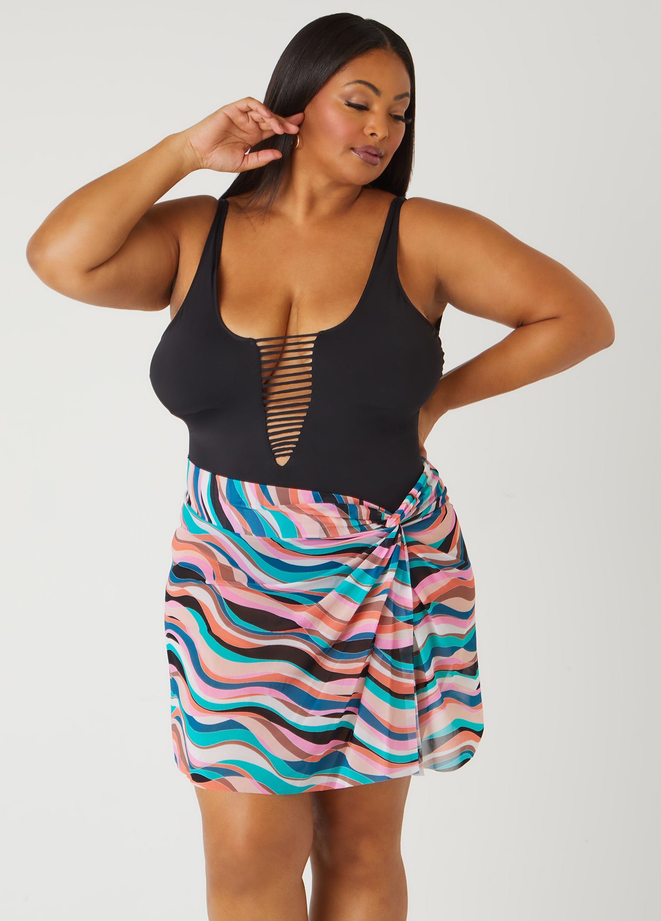 Plus Size Raisins Curve Isla Cover Up