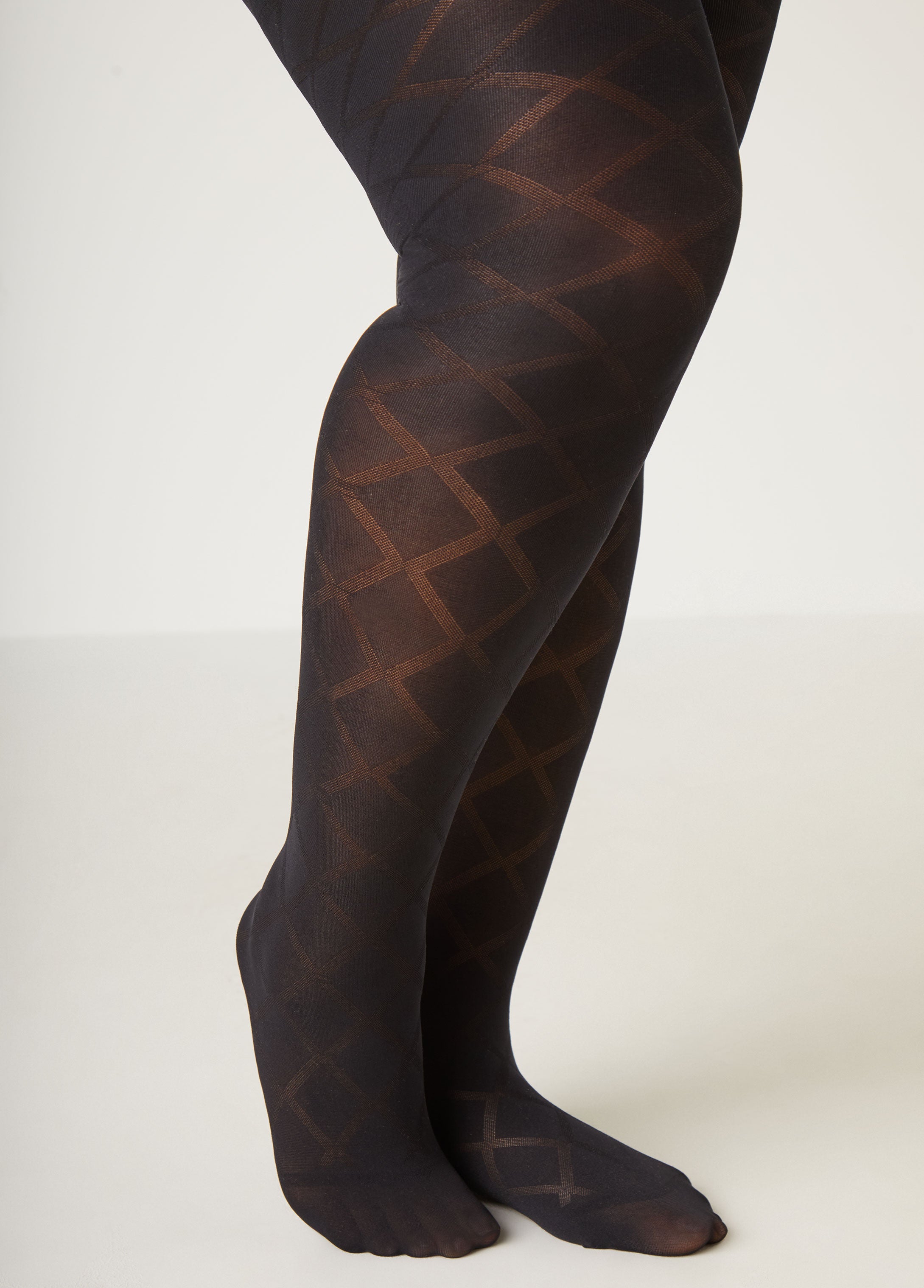 Plus Size Diamond Footed Tights Plus Size Stockings Hosiery