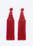 Statement Jewelry Tassel Fringe Beaded Trendy Long Fashion Earrings