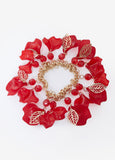 Petal Gold Tone Stretch Bracelet