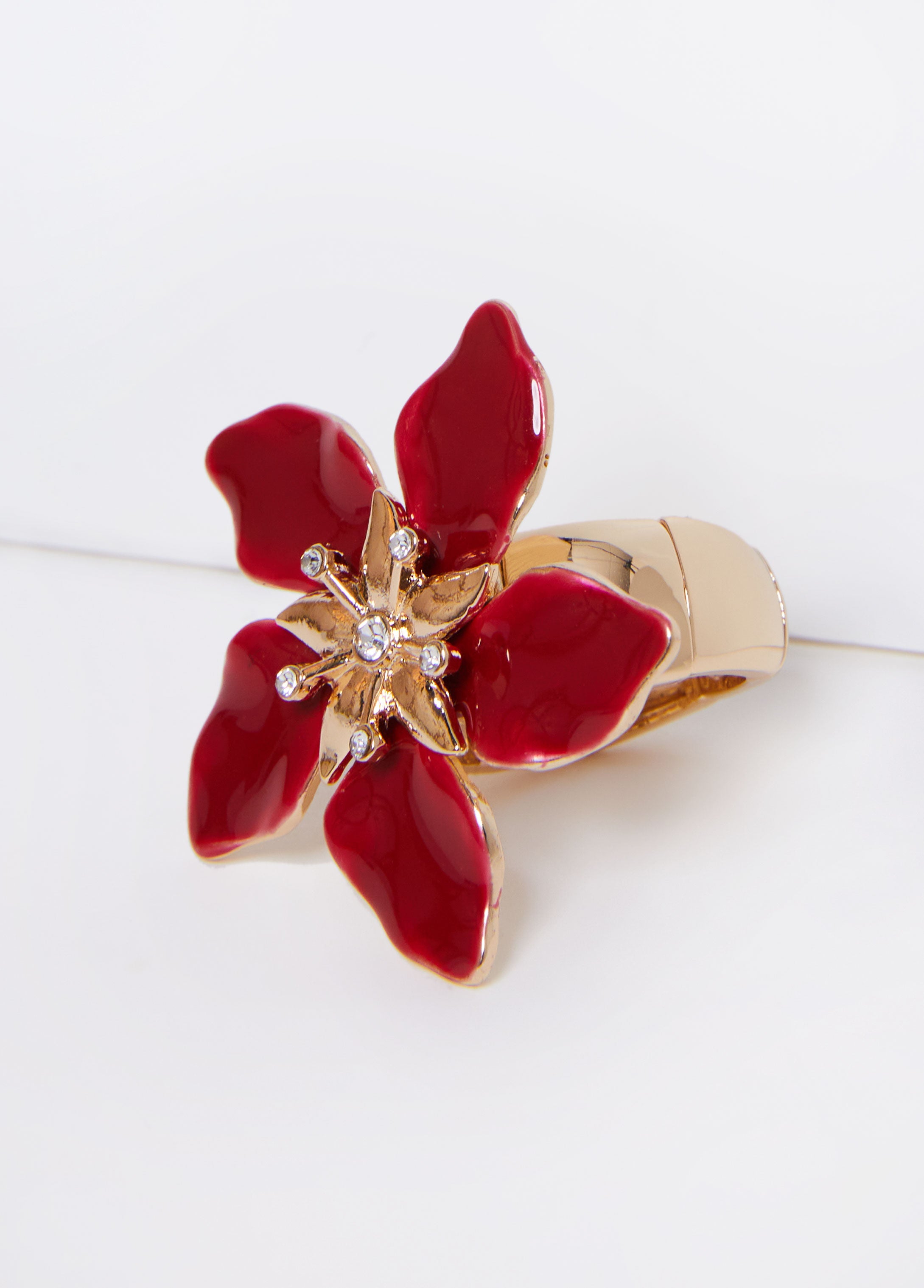 Statement Jewelry Gold Ring Flower Fall Fashion Jewelry