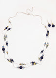 Velvet Beaded Necklace Set