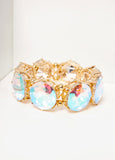 Iridescent Crystal Stretch Bracelet