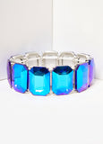 Oversized Crystal Stretch Bracelet