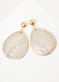 Teardrop Shell Earrings