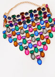 Oversized Crystal Collar