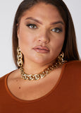 Chain Link Necklace Set