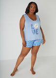 Cozy Couture Love Shorts Set