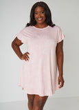 Plus Size Anne Klein Heart Designer Sleep Shirt Lounge Dress