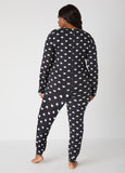 Love To Sleep Hearts Jumpsuit