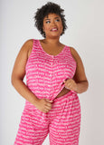 Bebe Logo Print Pajama Set