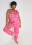 Bebe Logo Print Pajama Set