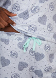 Bebe Heart Print Shorts Set