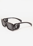 Swirl Detail Rectangle Sunglasses