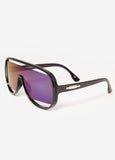 Cutout Gradient Shield Sunglasses