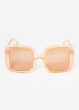 Trendy Ombre Square Sunglasses Women Tinted Shades