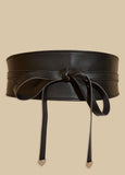 Faux Leather Wrap Around Belt