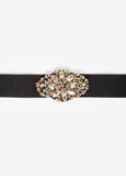 Iridescent Crystal Stretch Belt