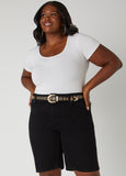 Crystal And Grommet Waist Belt