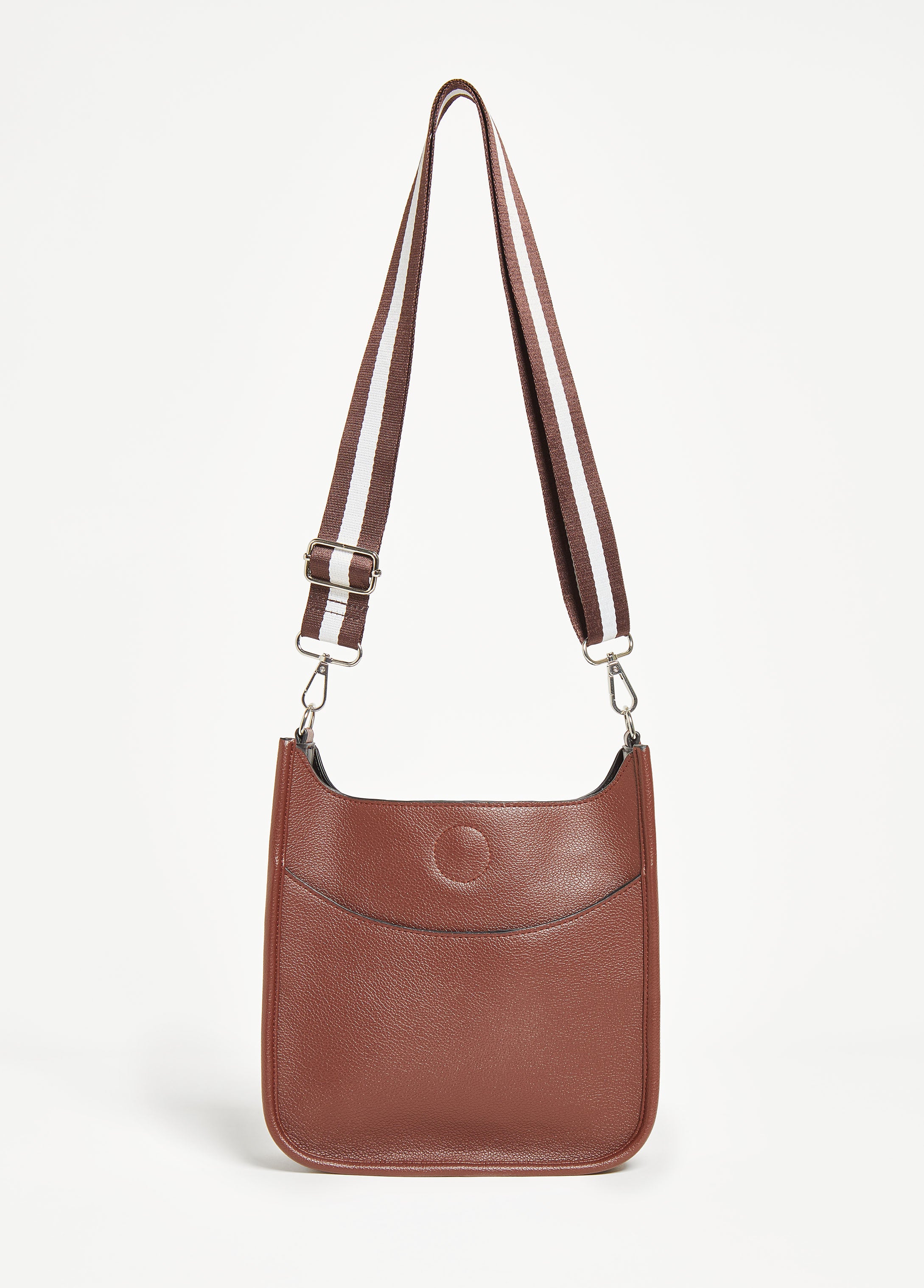 Trendy Textured Leather Crossbody Faux Leather Crossbody Bag