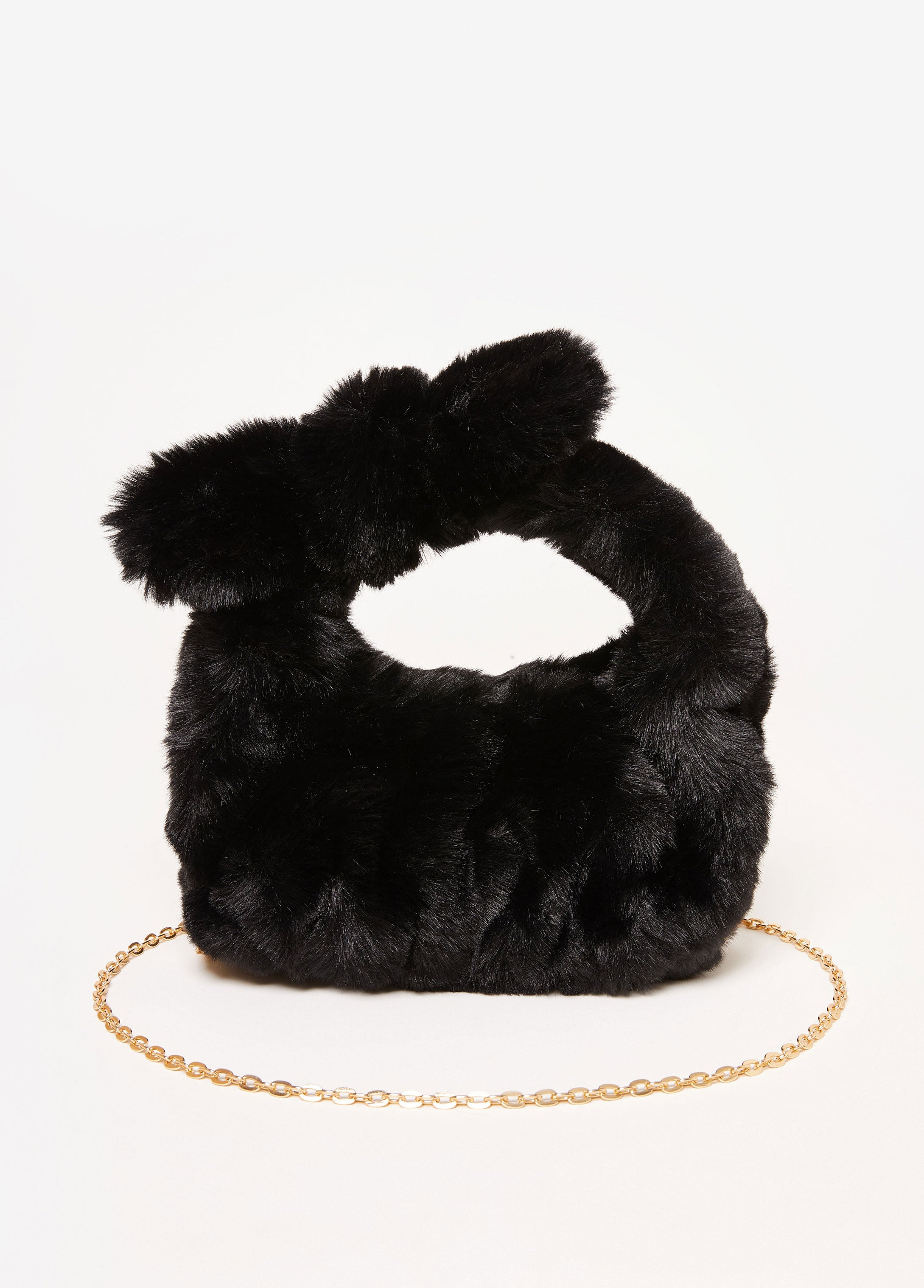 Statement Faux Fur Bag Trendy Fall Fashion Shoulder Bag