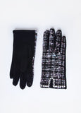 Trendy Gloves Accessories Boucle Knit Pearl Touch Tech Gloves