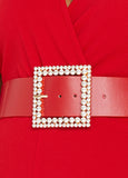 Crystal Square Stretch Belt