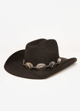 Medallion Faux Suede Cowboy Hat