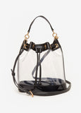 Trendy Designer Clear Bags Concert Ready Bucket Bag