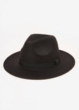 Leopard Lined Wide Brim Fedora