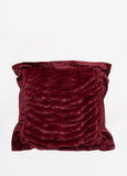 Textured Faux Fur Pillow