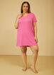 Bebe Crystal Logo Sleepshirt, Fuchsia image number 0